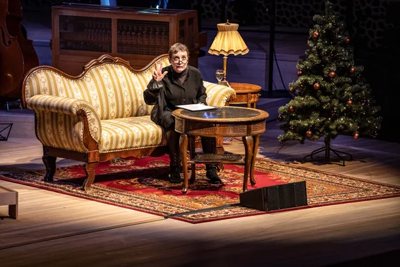 Katharina Thalbach bei „Ein Wintermärchen“ (2022) © Sebastian Madej/Deutsche Klassik